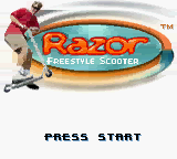 Razor Freestyle Scooter Title Screen